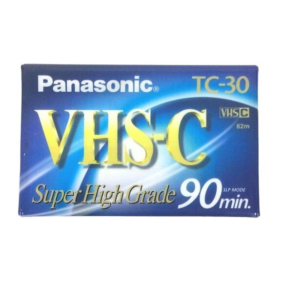 Sony Panasonic TC-30 VHS-C Camcorder Videocassette Tapes 90 Min Lot Of 2 Sealed - Picture 4 of 8